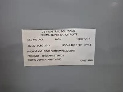 Double Fused Interrupter Switch 5 kV, 4160 Volts & Conduit Cabinet