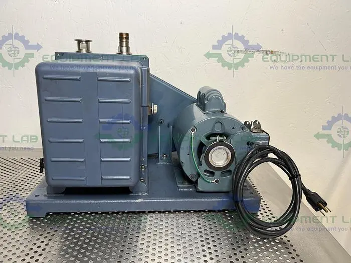 Used WELCH 1402 DUOSEAL BELT-DRIVEN ROTARY VANE VACUUM PUMP 115/230V Rotary Pumps | Equipment Lab #486128