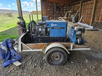 Service Trailer - Welder / Torch / Air Compressor