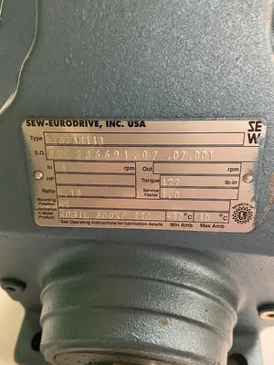 New | in-Stock SEW-EURODRIVE RX67AM143 Speed Reducers | Surplus Asset Holdings #1204295