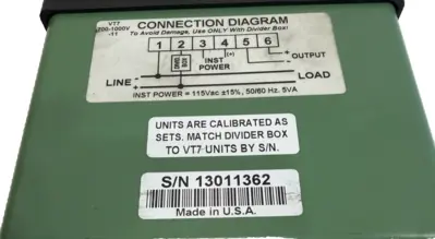 NEW OHIO SEMITRONICS VT7-014D-11 DC VOLTAGE TRANSDUCER VT7014D11