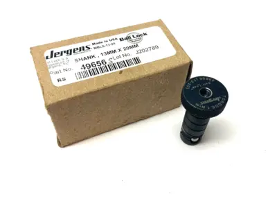 New | in-Stock JERGENS BALL-LOCK FAST ACTING SHANK 13MM X 20MM BALL LOCK ONLY Misc Industrial Equipment | Maverick Industrial Sales #1112197