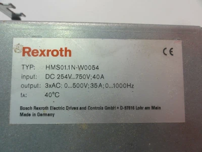 USED REXROTH HMS01.1N-W0054-A-07-NNNN