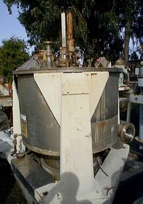 Western States 40 x 24 perforate basket centrifuge, 316SS.
