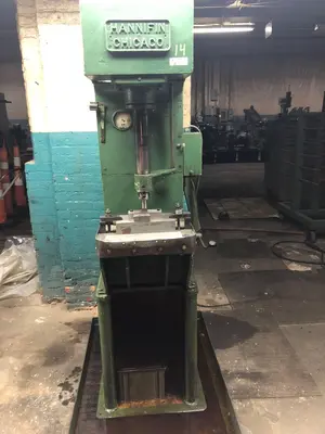 15 TON HANNIFIN #F-50 HYDRAULIC C-FRAME PRESS: STOCK #10464