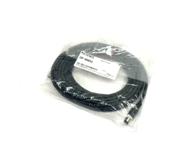 NEW KEYENCE ETHERNET CONNECTION CABLE 10M LENGTH M12 TO M12