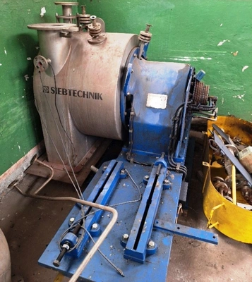 Siebtechnik Tema H-520K Conturbex worm/screen centrifuge, 316SS
