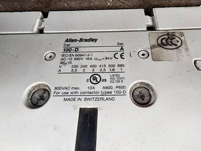USED ALLEN-BRADLEY 100-D110