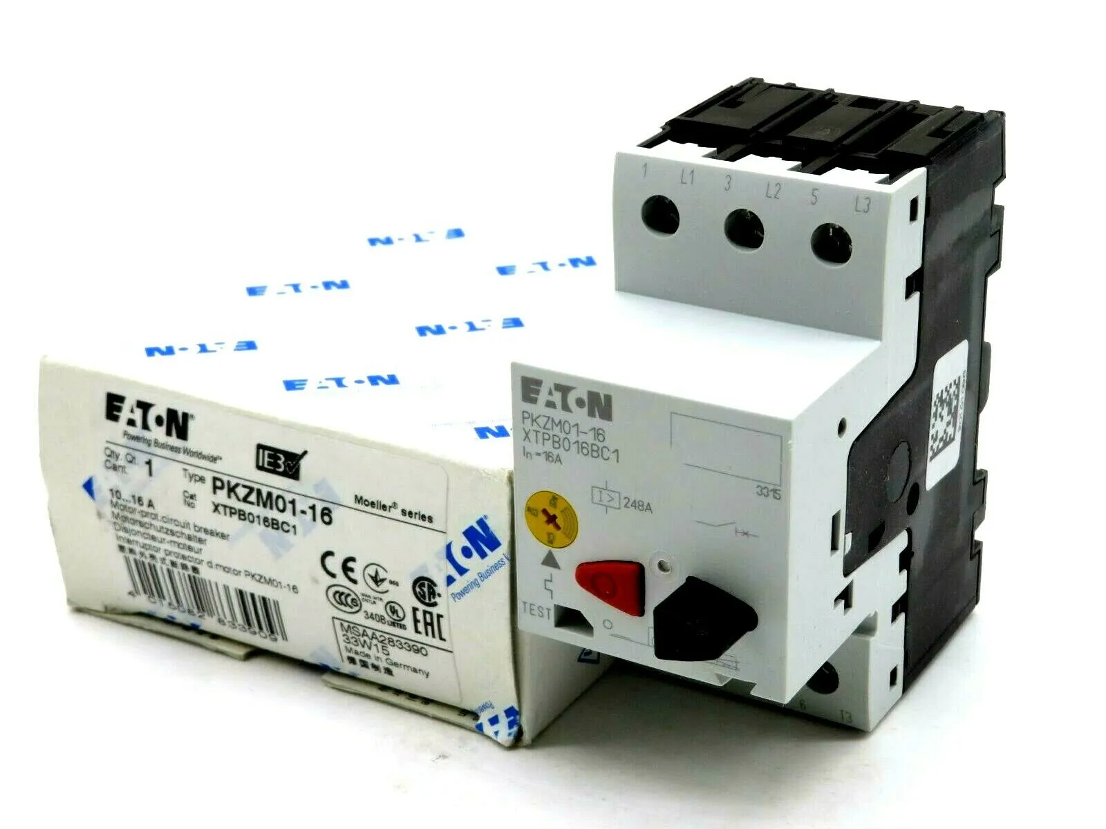 NEW EATON CORPORATION PKZM01-16 CIRCUIT BREAKER PKZM0116