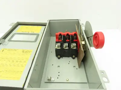 Cutler Hammer Eaton DH362UDKW Safety Disconnect Switch 60A 600V 3Ph Non Fused