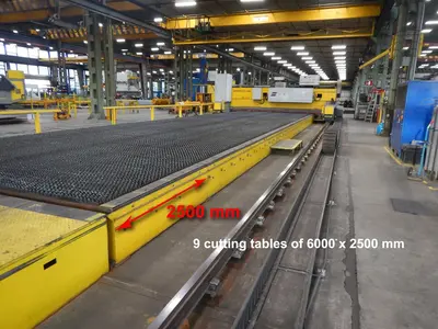 USED ESAB TRUMPF HEAVY DUTY BEVELCUT LASER 24 X 6,3 METER