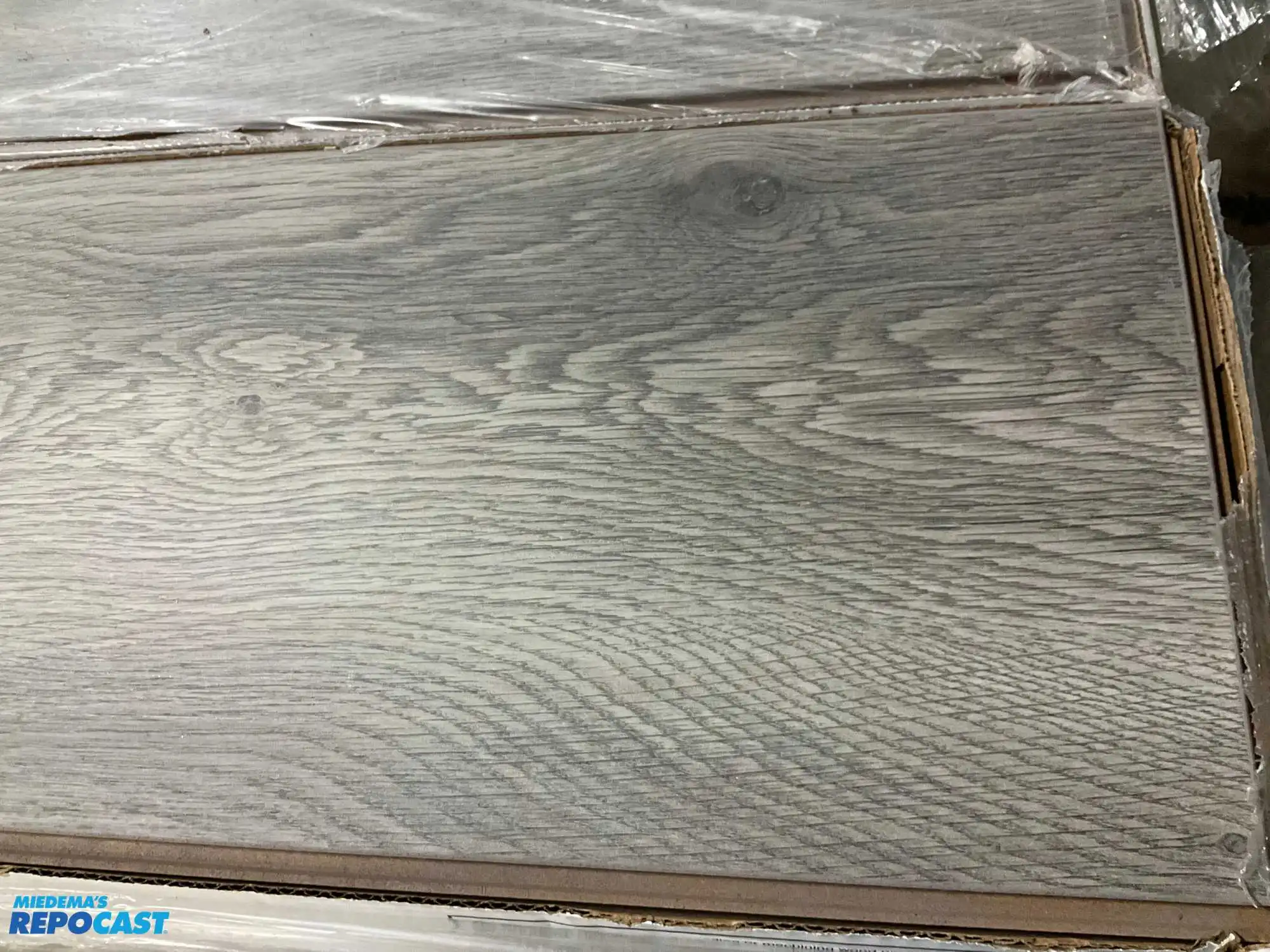 Pallet of 24 cases of Home Decorators Collection Brookstone Oak 12 mm T x 8 in. W Waterproof...