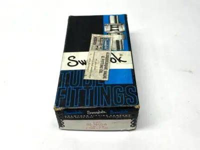 USED SWAGELOK STAINLESS STEEL UNION 1" TUBE X 1" TUBE PACKAGE OF 5
