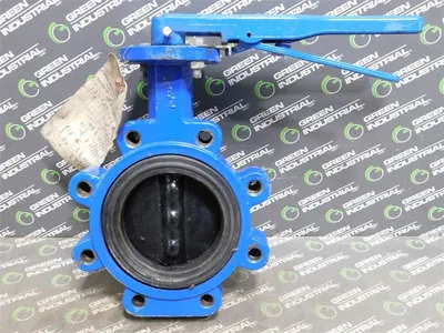 4" ABZ 102-687 Resilient Seated Butterfly Valve Full Lug Style Body Used