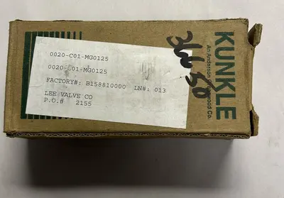 Used KUNKLE 0020-C01-MG0125 Pump & Valve Parts Ohio US | Surplus Asset Holdings #1242737