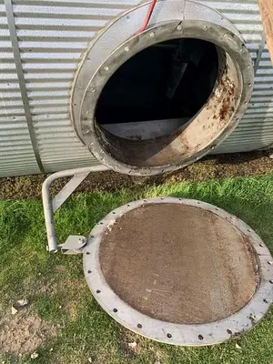 Tank, 2,000 Gallon, 316L Stainless Steel, UL 142, 5' X 14', Agitated #S743622