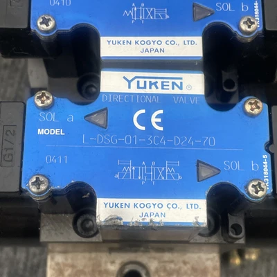 Used Yuken L-DSG-01-2B2-D24-70 Solenoid Valves California US | Davliegogo LLC #1705577