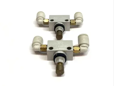 Used Festo Throttle Valve 0-10bar 0-145psi LOT OF 2 Pump & Valve Parts Michigan US | Maverick Industrial Sales #1392319