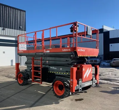 New | in-Stock 2026 SKYJACK SJ9243 RT ROUGH TERRAIN SCISSOR LIFT Scissor Lifters Alberta CA | Adcock Equipment #1417673