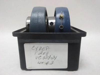 CYBER BEARING UC208-24 P208 (UC208-40mm) A&L 2-Bolt Mounted Pillow Block Bearing
