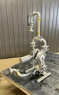 Used Wilden Saniflo Diaphragm Pump, 1.5" X 1.5''