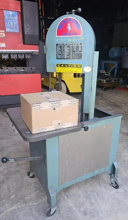 Used 2001 ROLL-IN EF1459 Vertical Band Saws Wisconsin US | Lemke Machinery Sales #305441