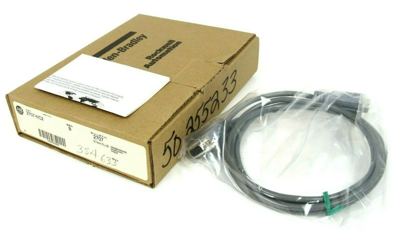 NEW ALLEN BRADLEY 2707-NC2 SER. B PROGRAMMING CONVERSION DOWNLOAD CABLE 2707NC2