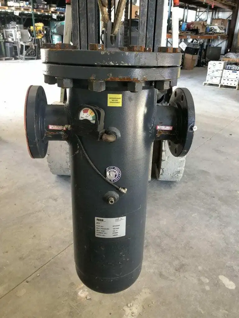 ZEKS ZFF ZFF2400P CI Compressed Air Filter 150PSIG 150°F ; 4″ Flanged