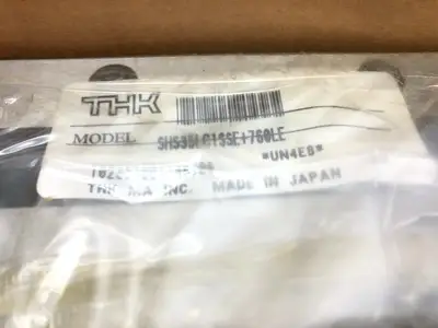 USED THK 760 MM LINEAR RAIL PLLOW BLOCK CARRIAGE SET