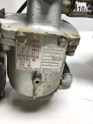 Kitamura Valve AG09/W0601-313S Pneumatic Actuator Valve Assembly