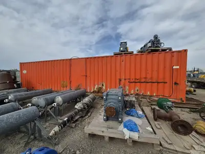 40 ft Insulated Shipping Container on a Skid w/ Shelving & Electrical - 24687