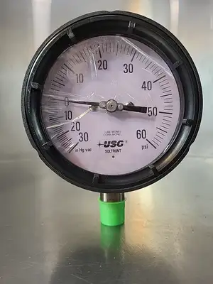 Ametek 170063K USG gauge 60PSI 4.2" Loc5E10