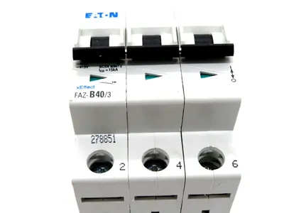 NEW EATON FAZ-B50/3 CIRCUIT BREAKER 278852 FAZB503
