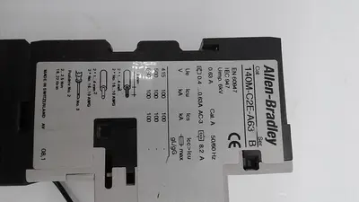 Used ALLEN-BRADLEY ALLEN-BRADLEY TERMINALS 140M-C2E-A63 & 100-M12N*3 Circuit Breakers | ND Industrial Surplus #1211862