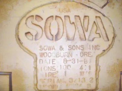 USED SOWA 100 TON