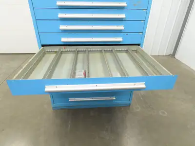 Nu-Era Modular Tool Storage Cabinet 10 Drawer 45x28x61" Stanley Vidmar Lista