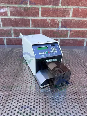 USED SCHLEUNIGER MP257 PROGRAMMABLE COAXIAL CABLE STRIPPING MACHINE