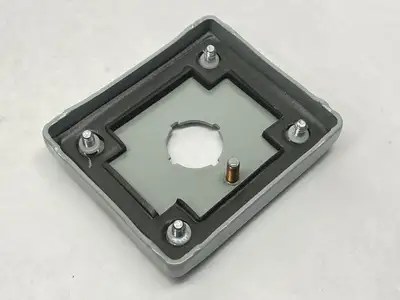 USED HOFFMAN NVENT DEEP PUSHBUTTON ENCLOSURES TYPE 12 1PB X 22.5MM GRAY STEEL
