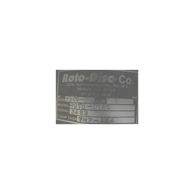 8" Roto-Disc Size 8 Spherical Valve Manual hand lever actuation [UNUSED!]
