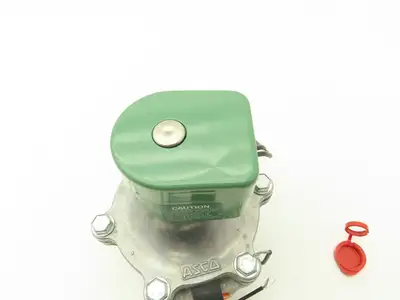 Asco Redhat 8215B50VM Solenoid Valve 2 Way Vacuum 10-3 NC 110/120VAC 1"NPT