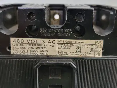 Used GOULD EH3B020 Switchgears British Columbia CA | Lenmark #241734