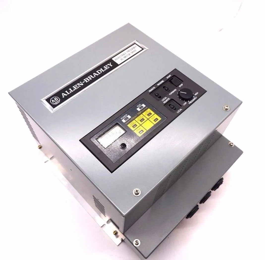 USED ALLEN BRADLEY 1332-AAA ADJUSTABLE FREQUENCY AC MOTOR DRIVE SER.B 1332AAA