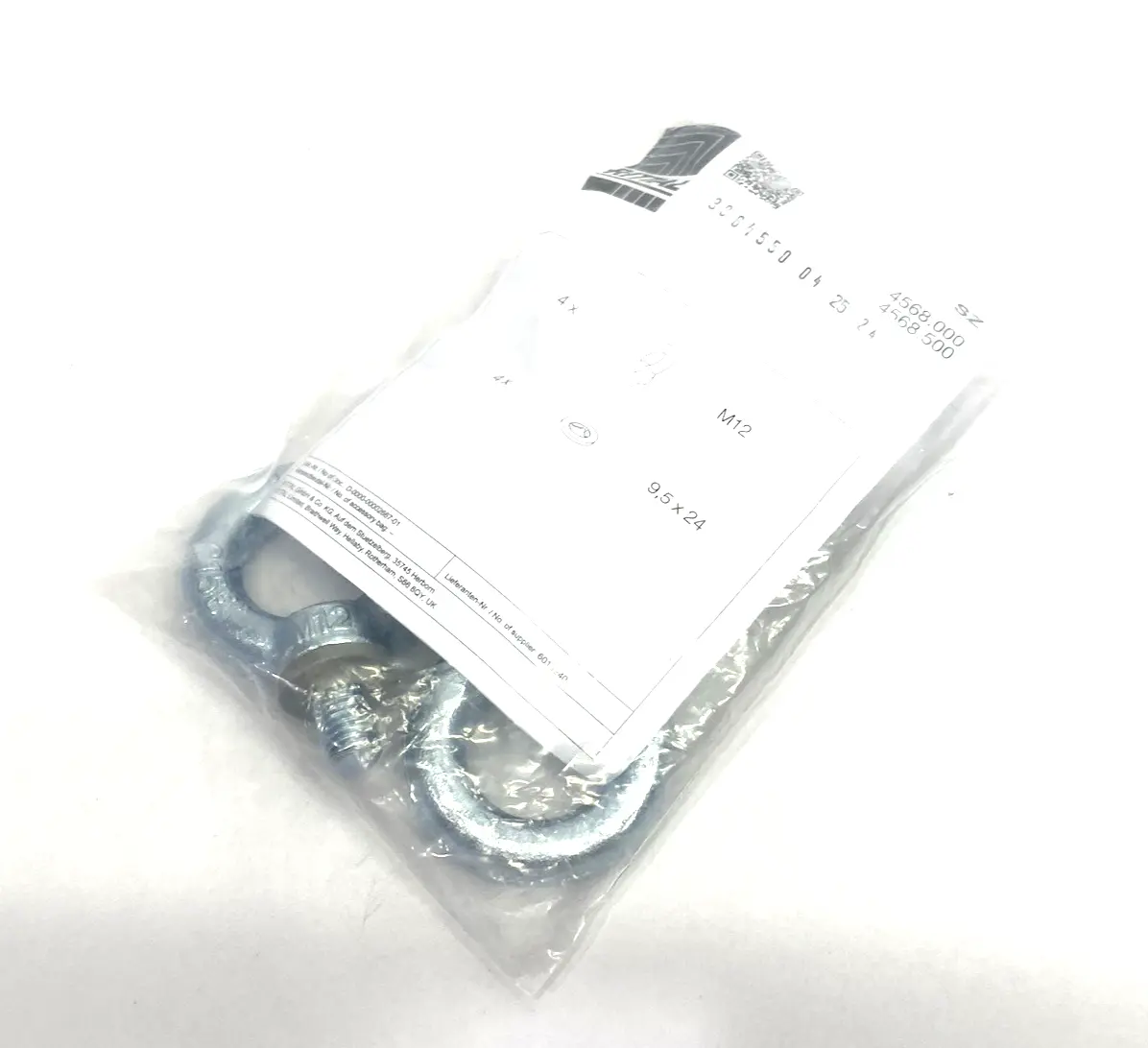 New | in-Stock Rittal Carbon Steel Eyebolts for VX, TS, VX SE 4568000 4-PACK Misc Fasteners Michigan US | Maverick Industrial Sales #1487676
