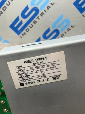 Used SANKI CO. MFC-N3 Misc Electrical & Power Parts South Carolina US | ESS Industrial Equipment Sales #1342699