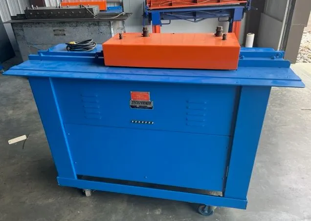 Used Lockformer 24ga. Button Punch Snap Lock Seam Roll Former