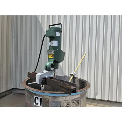 Used 90 Gallon Stainless Steel Vertical Mix Tank