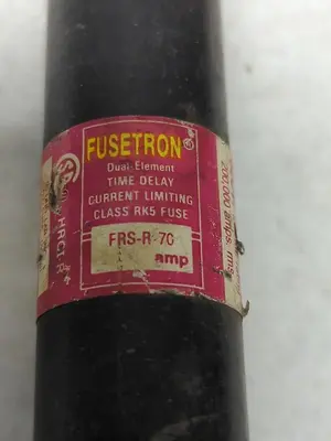 Used COOPER BUSSMANN FRS-R-70 Miscellaneous Equipment (Electrical & Power) | Surplus Asset Holdings #1194029