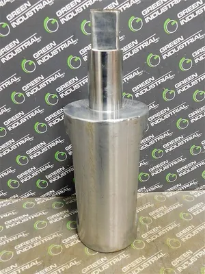 Unbranded Stainless Steel Plug Valve Plug 14" L 4.3" Plug Dia. Used
