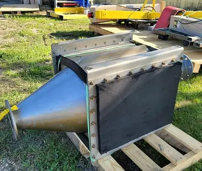 Large Top/Bottom Mounted Stainless Steel Coil Heat Exchanger w/Spare Top Unit