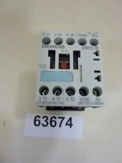 Used SIEMENS 3RT1017-1BB41 PLC Contactors Michigan US | Ideal Machinery #711779